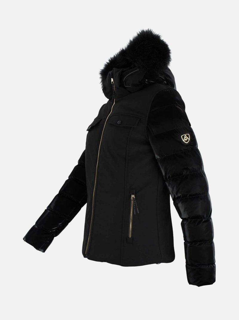 Blouson de ski   ALTUS - PEAK MOUNTAIN Noir Noir - Kiabi