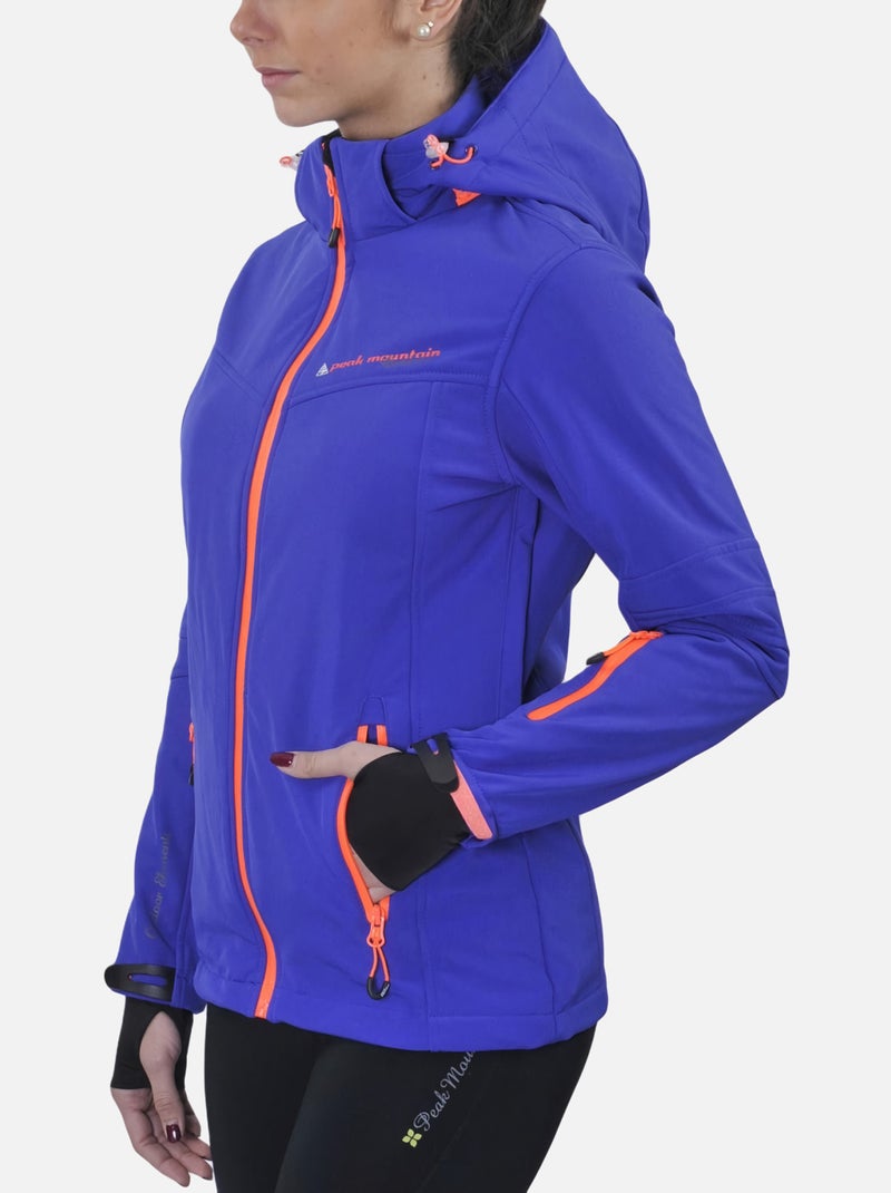 Blouson de ski   AMALA - PEAK MOUNTAIN Bleu - Kiabi