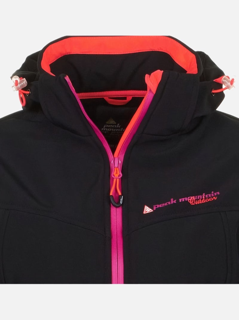 Blouson de ski   AMALA - PEAK MOUNTAIN Noir - Kiabi