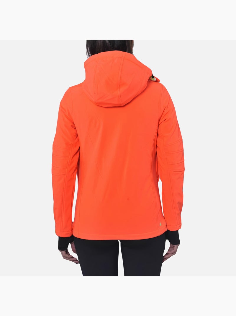 Blouson de ski   AMALA - PEAK MOUNTAIN Orange corail - Kiabi