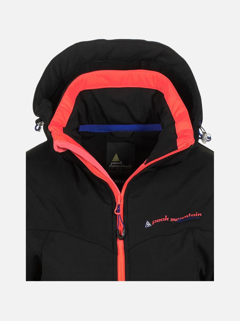 Blouson de ski   AMARA - PEAK MOUNTAIN Noir - Kiabi