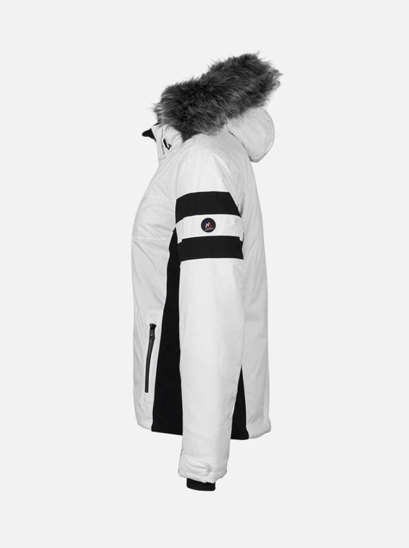 Blouson de ski   ANCELLE - PEAK MOUNTAIN Blanc - Kiabi
