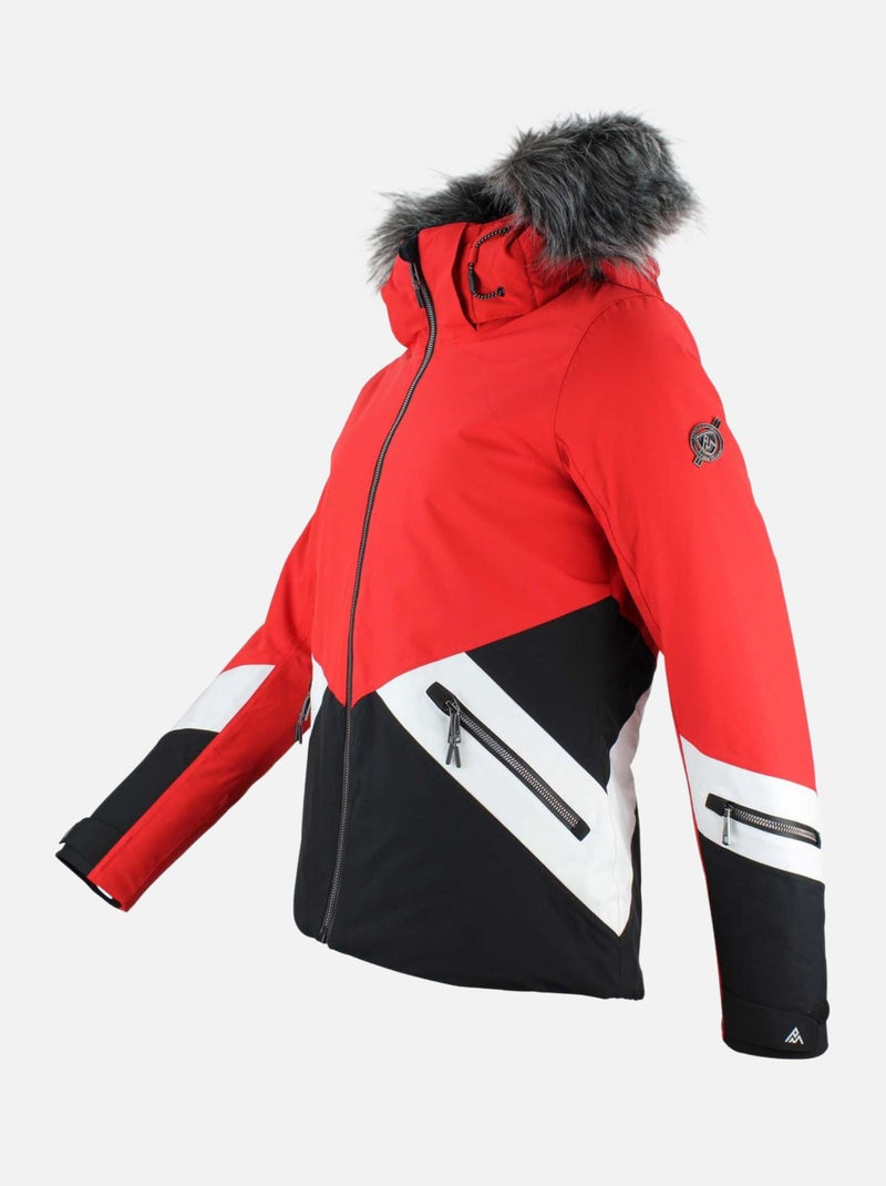 Blouson de ski   ANITA - PEAK MOUNTAIN Rouge - Kiabi