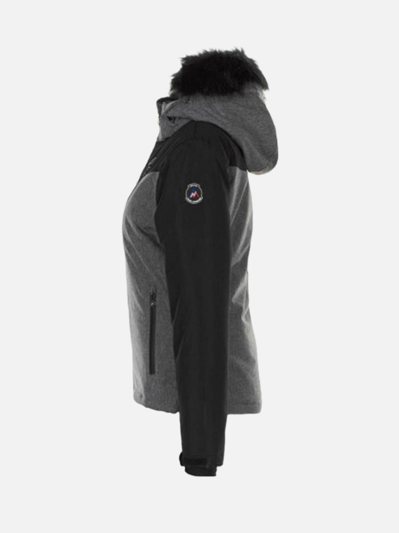 Blouson de ski   ARMATE - PEAK MOUNTAIN Gris - Kiabi