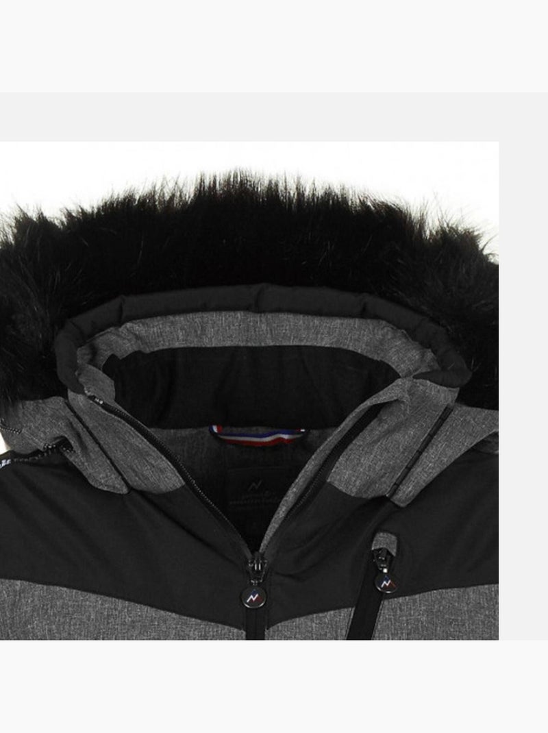 Blouson de ski   ARMATE - PEAK MOUNTAIN Gris - Kiabi