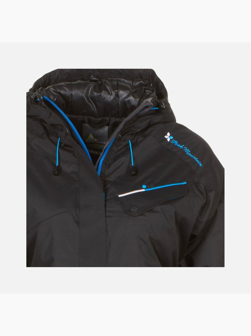 Blouson de ski   ATENE - PEAK MOUNTAIN Noir Noir - Kiabi