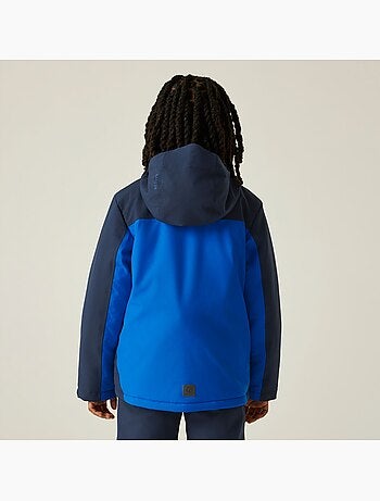 Blouson de ski bicolore à capuche pliable et doublure polaire cheery - dare 2b