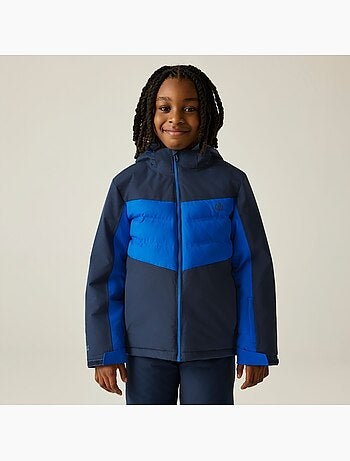 Blouson de ski bicolore à capuche pliable et doublure polaire cheery - dare 2b