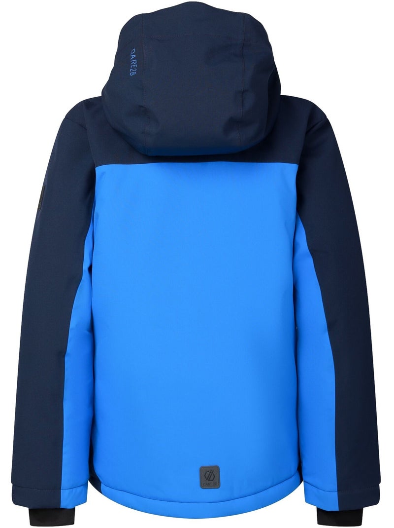 Blouson de ski bicolore à capuche pliable et doublure polaire cheery - dare 2b Bleu - Kiabi