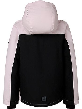 Blouson de ski bicolore à capuche pliable et doublure polaire cheery - dare 2b