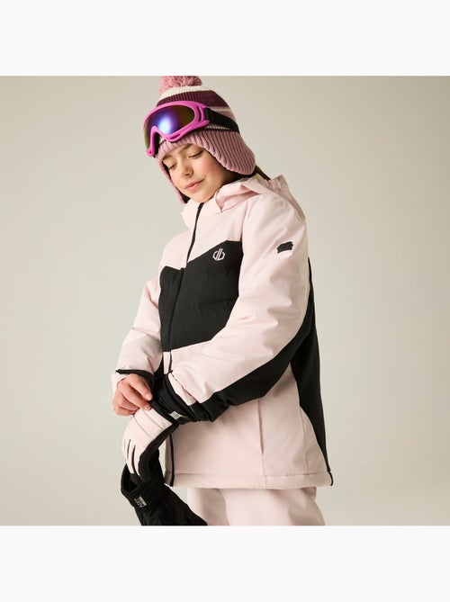 Blouson de ski bicolore à capuche pliable et doublure polaire cheery - dare 2b - Kiabi