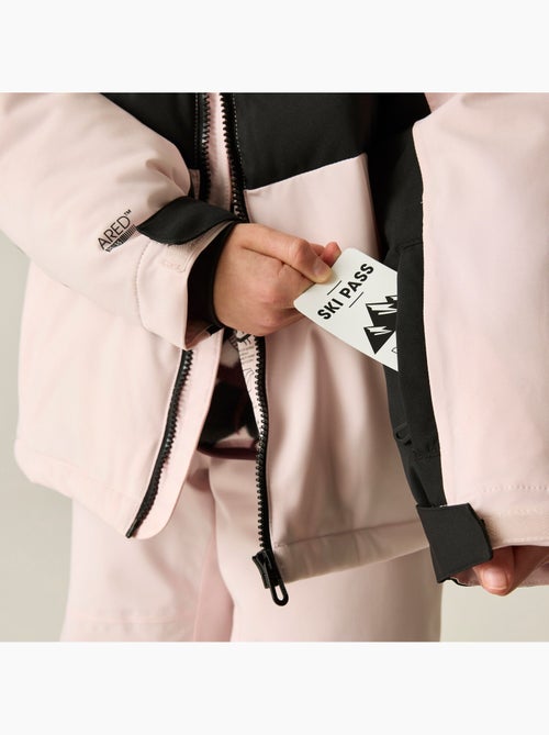 Blouson de ski bicolore à capuche pliable et doublure polaire cheery - dare 2b - Kiabi