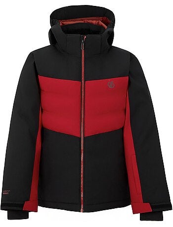 Blouson de ski bicolore à capuche pliable et doublure polaire cheery - dare 2b