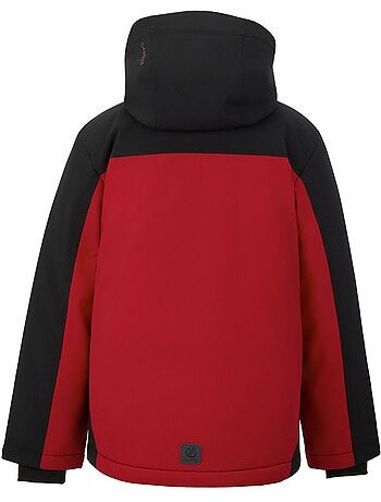 Blouson de ski bicolore à capuche pliable et doublure polaire cheery - dare 2b