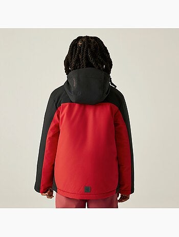 Blouson de ski bicolore à capuche pliable et doublure polaire cheery - dare 2b