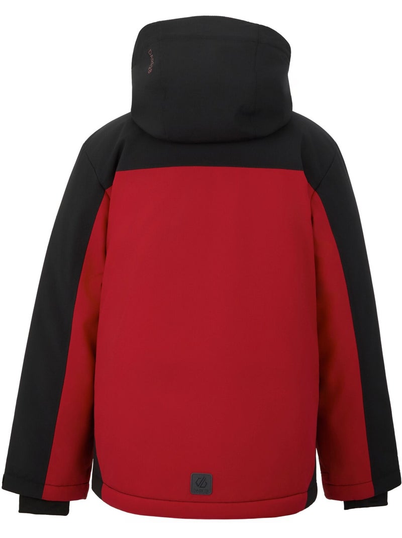 Blouson de ski bicolore à capuche pliable et doublure polaire cheery - dare 2b Rouge clair - Kiabi