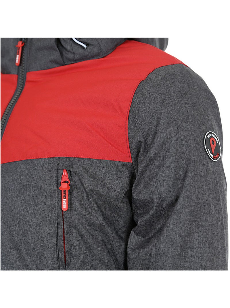 Blouson de ski   CALGER - DEGRE CELSIUS Rouge - Kiabi