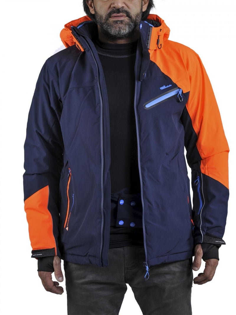 Blouson de ski   CALIS - PEAK MOUNTAIN Bleu marine - Kiabi