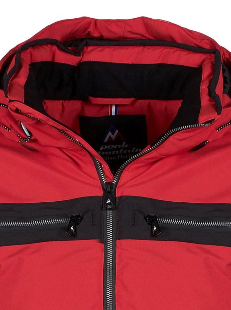 Blouson de ski   CANCELLE - PEAK MOUNTAIN Rouge - Kiabi