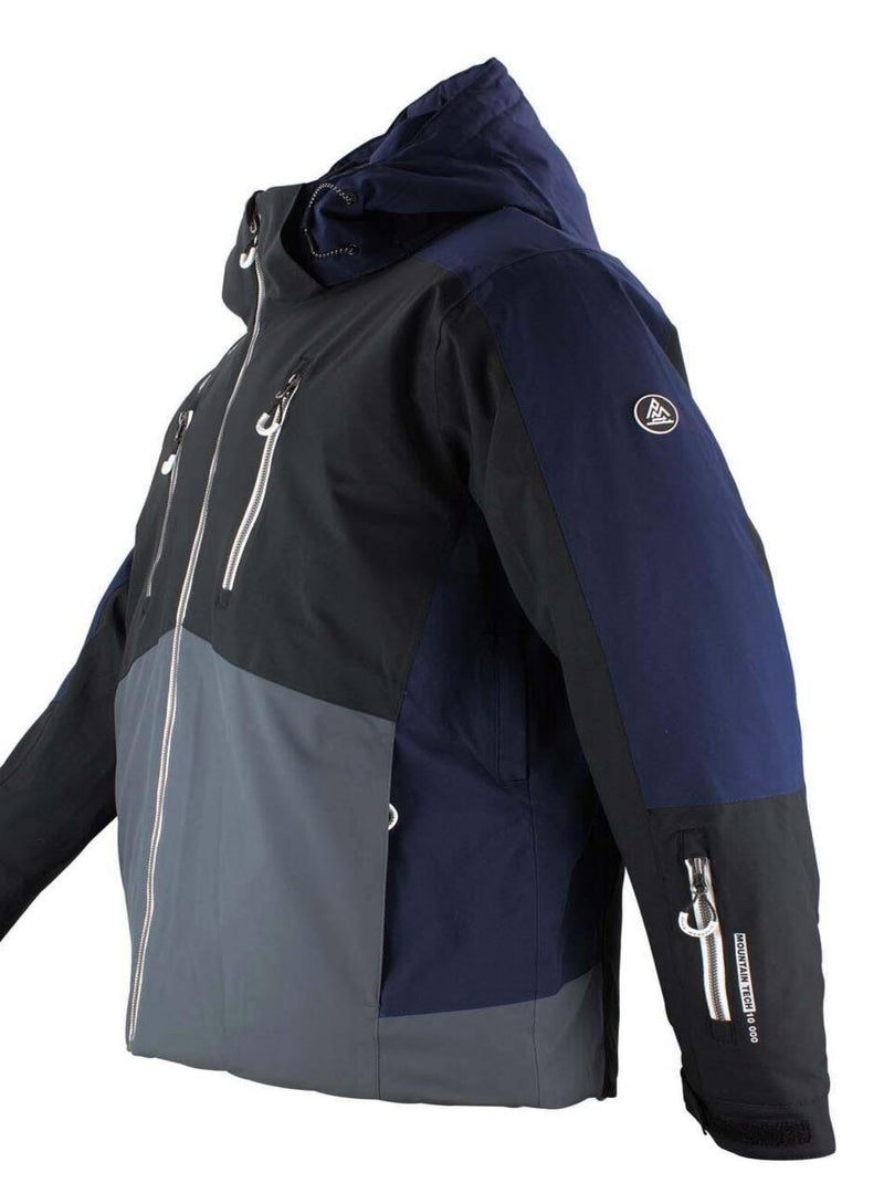 Blouson de ski   CANSAS - PEAK MOUNTAIN Bleu marine - Kiabi
