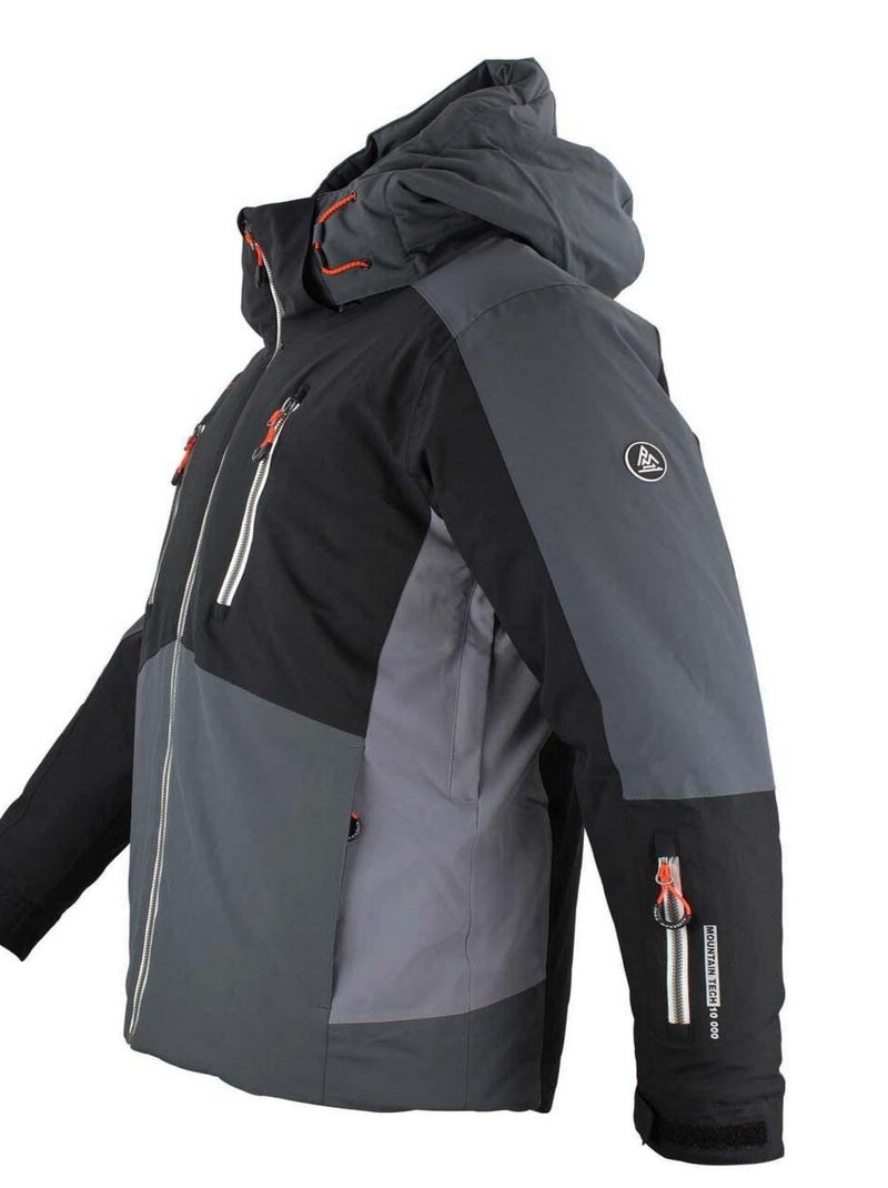 Blouson de ski   CANSAS - PEAK MOUNTAIN Noir Noir - Kiabi