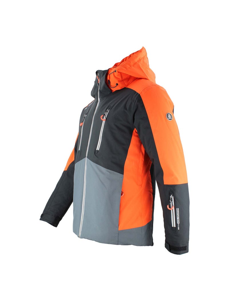 Blouson de ski   CANSAS - PEAK MOUNTAIN Orange - Kiabi