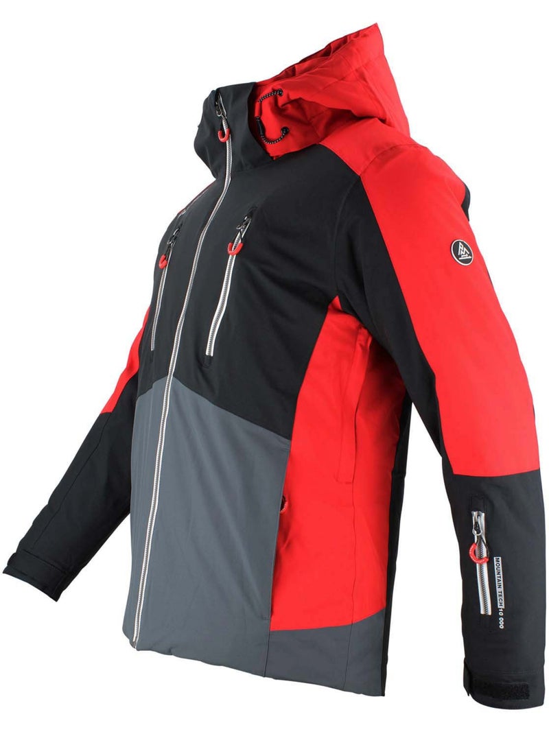 Blouson de ski   CANSAS - PEAK MOUNTAIN Rouge - Kiabi