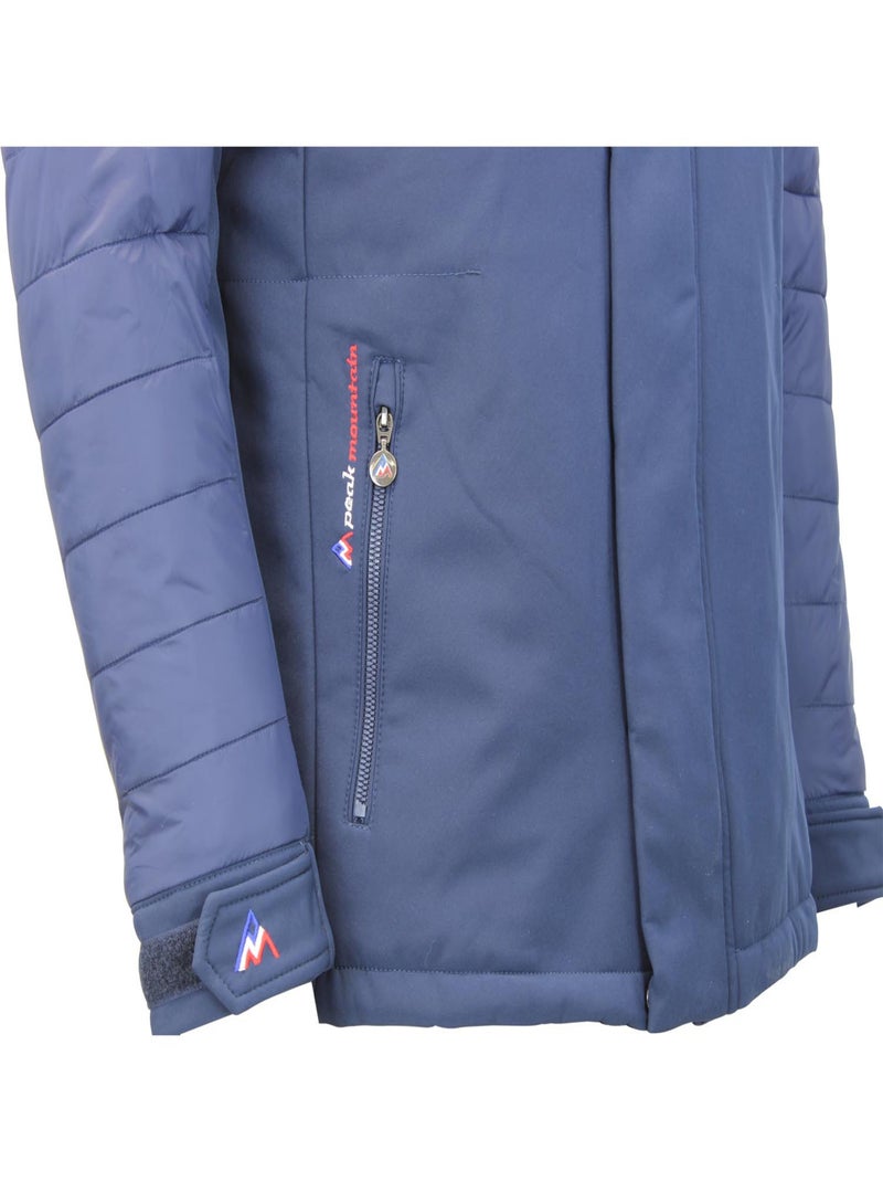 Blouson de ski   CANTHEON - PEAK MOUNTAIN Bleu marine - Kiabi