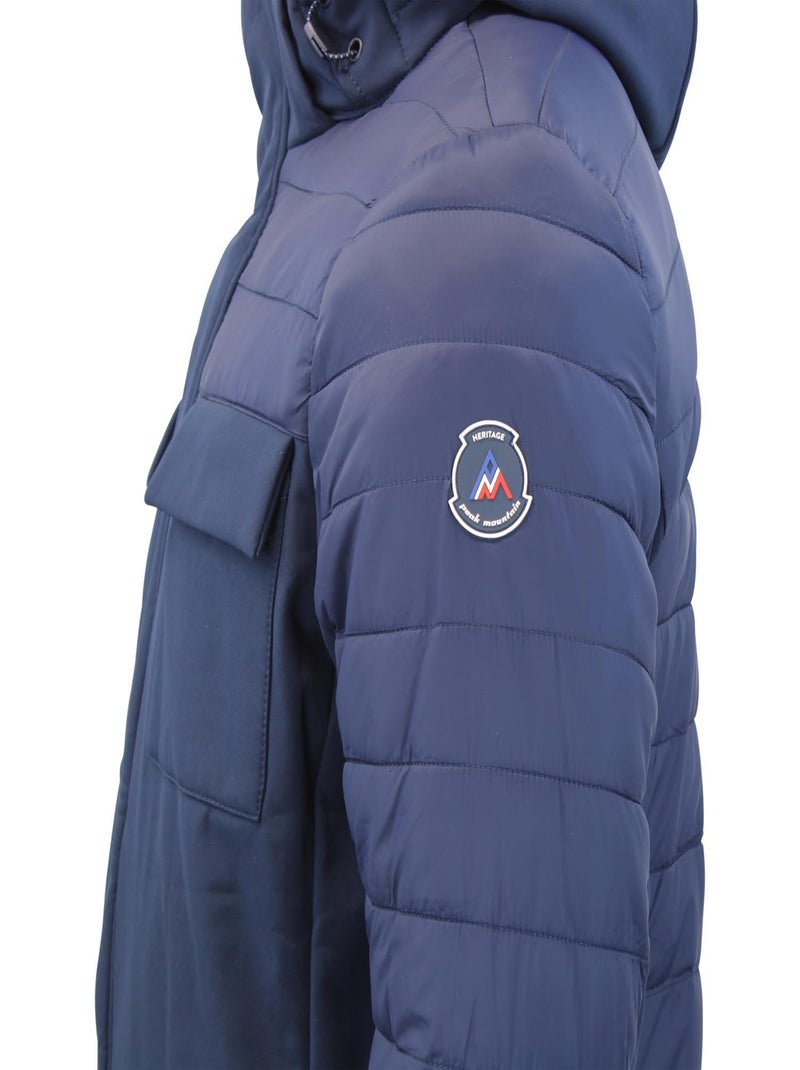 Blouson de ski   CANTHEON - PEAK MOUNTAIN Bleu marine - Kiabi