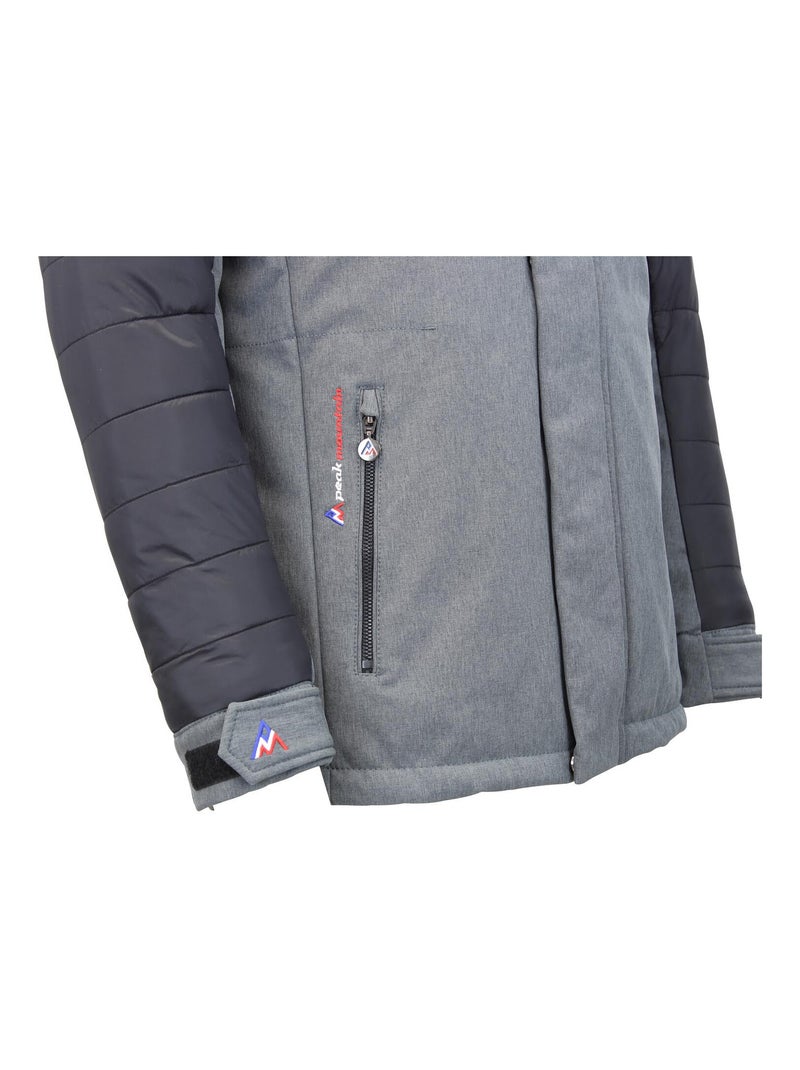 Blouson de ski   CANTHEON - PEAK MOUNTAIN Gris - Kiabi