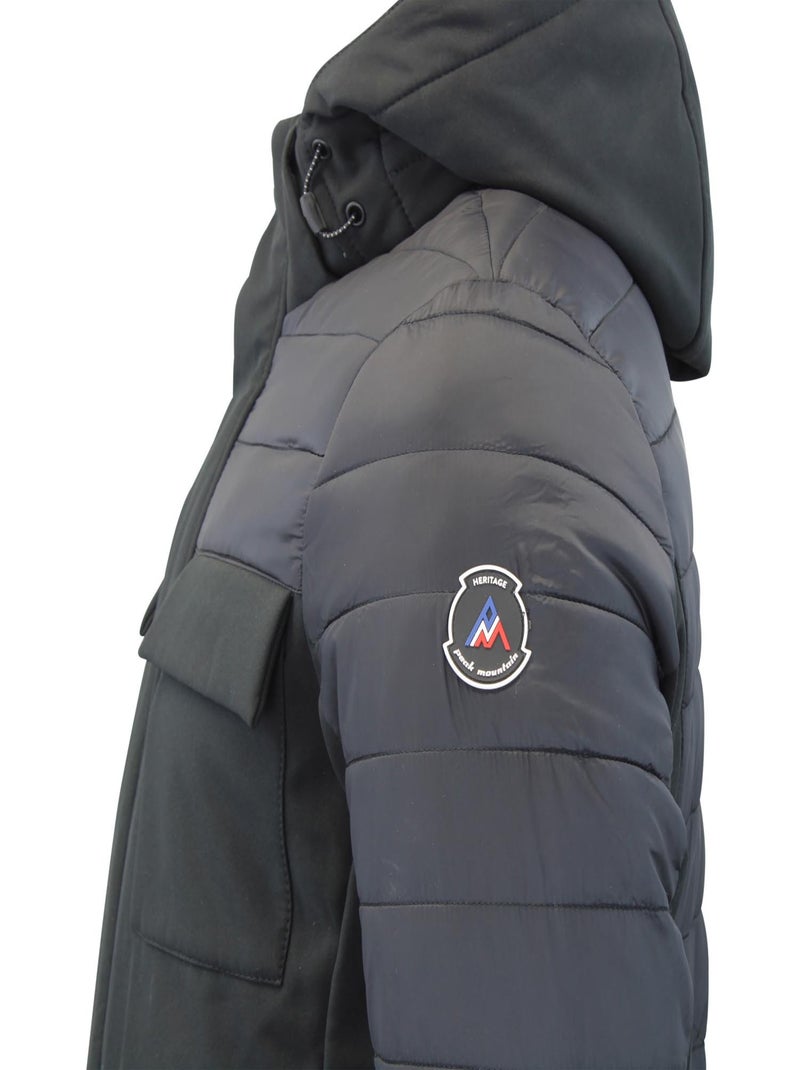 Blouson de ski   CANTHEON - PEAK MOUNTAIN Noir Noir - Kiabi