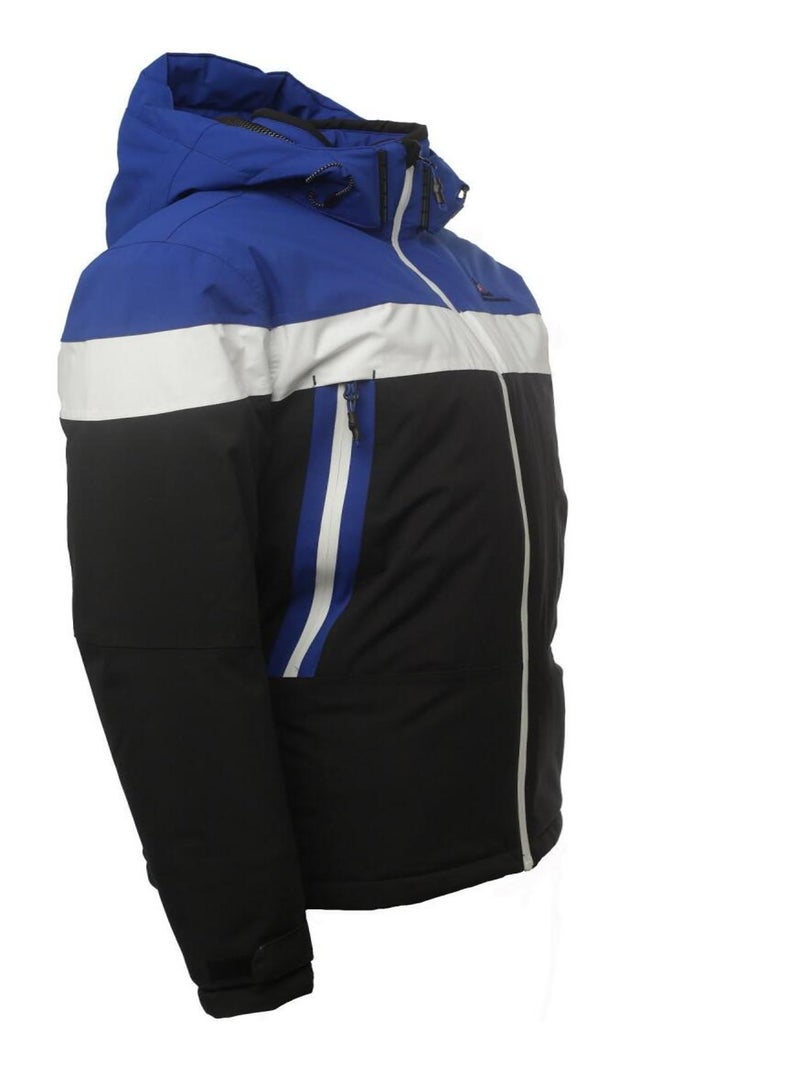 Blouson de ski   CANZA - PEAK MOUNTAIN Noir Bleu - Kiabi