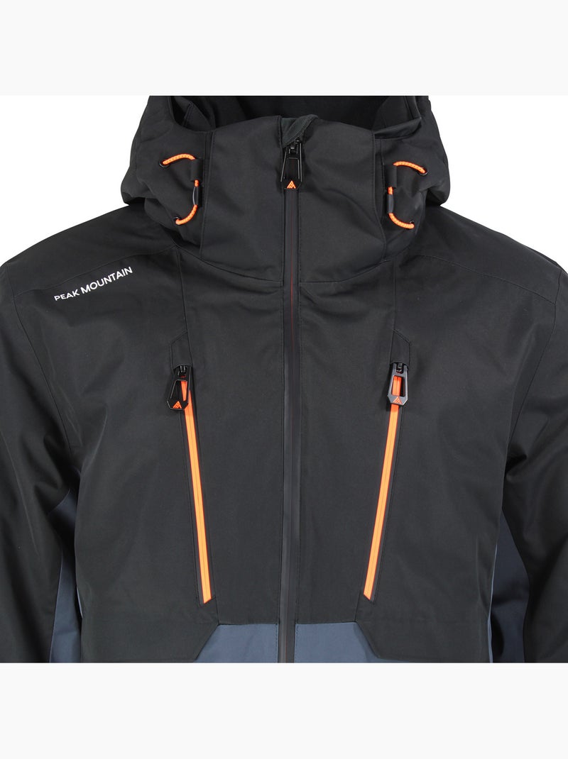 Blouson de ski carpa   - peak mountain Noir - Kiabi