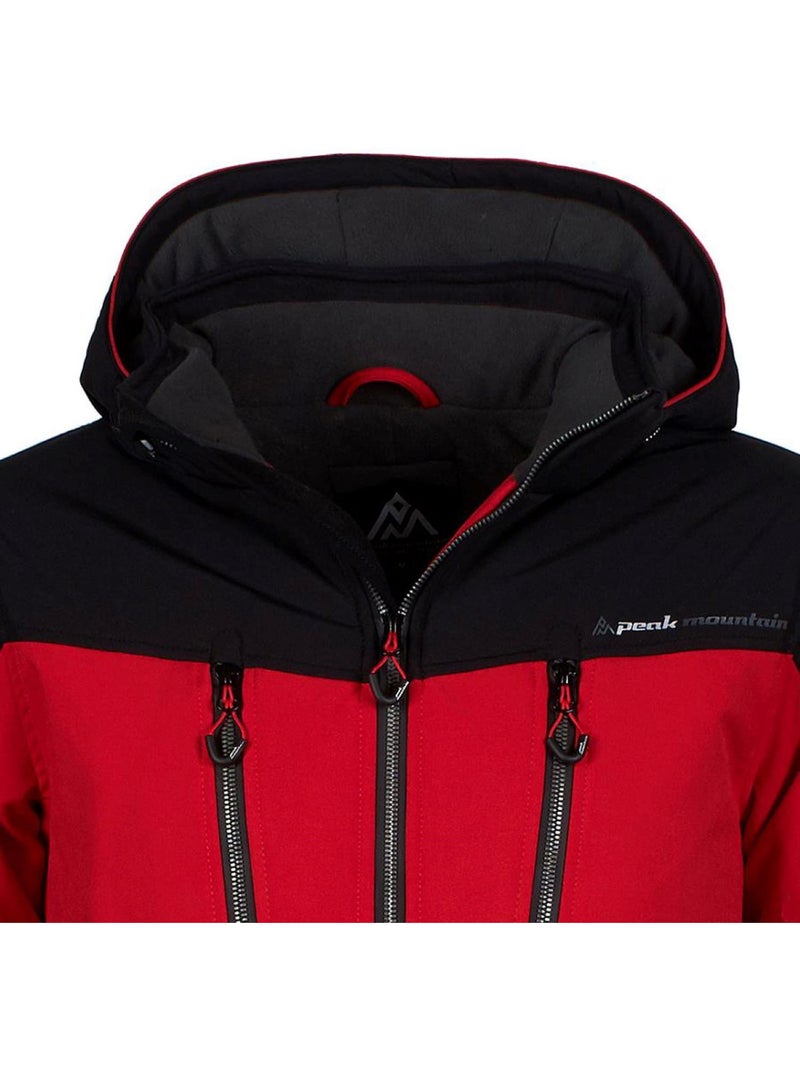 Blouson de ski   CEFLIGHT - PEAK MOUNTAIN Rouge - Kiabi