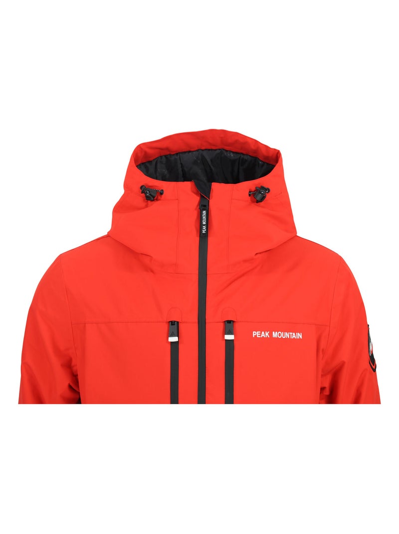 Blouson de ski CESNA - PEAK MOUNTAIN Orange - Kiabi