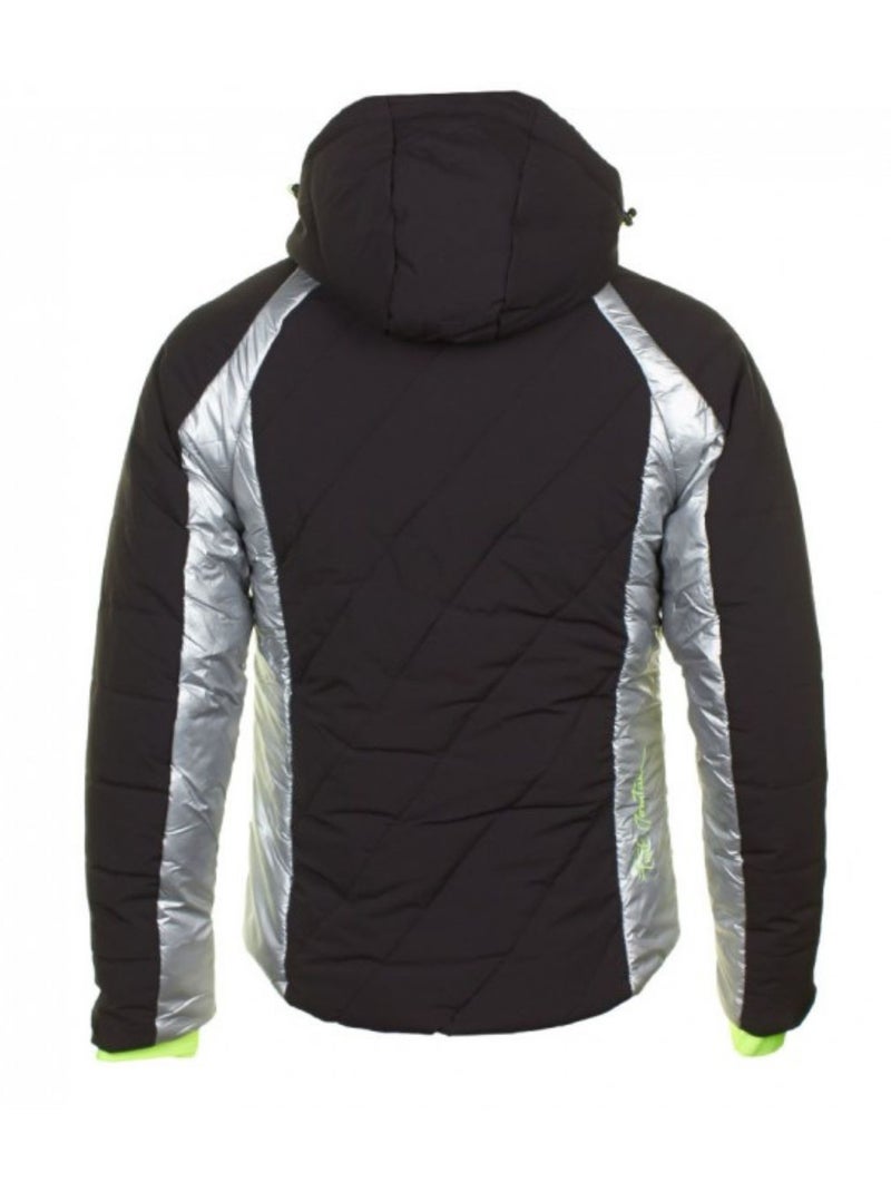 Blouson de ski   CILVER - PEAK MOUNTAIN Noir Argenté - Kiabi