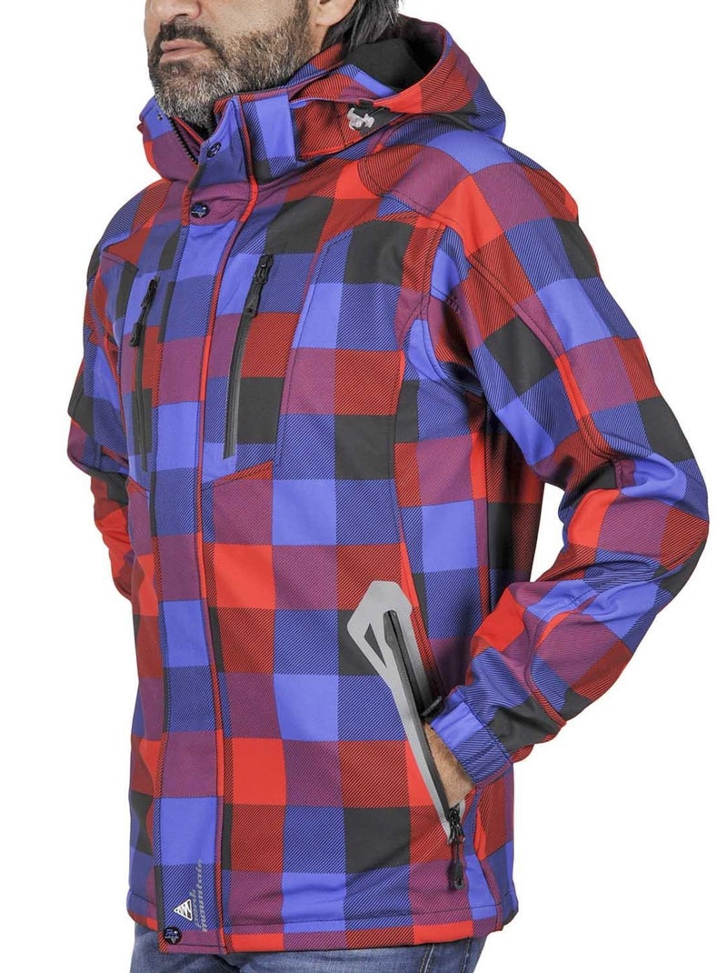 Blouson de ski   CINA - PEAK MOUNTAIN Rouge - Kiabi