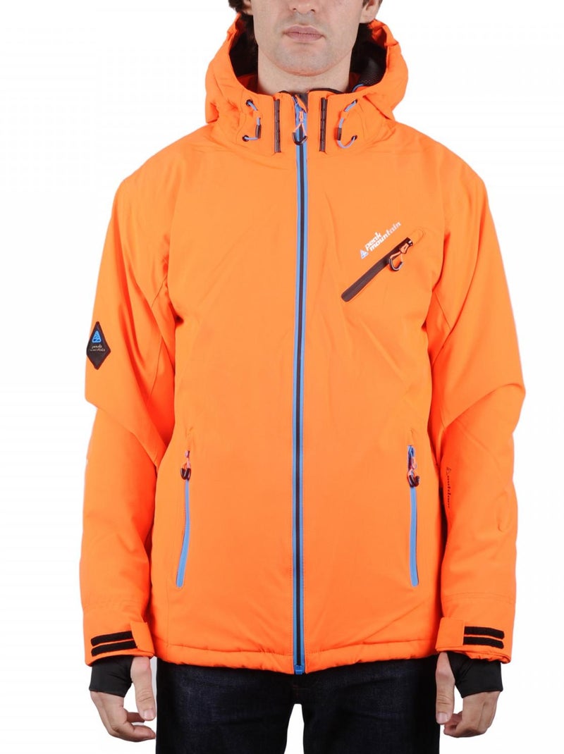 Blouson de ski   CORTEMA - PEAK MOUNTAIN Orange - Kiabi