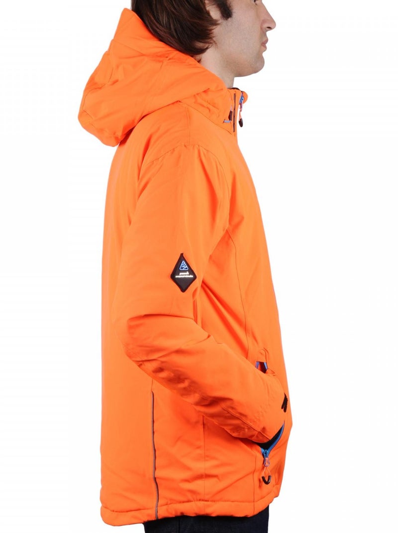 Blouson de ski   CORTEMA - PEAK MOUNTAIN Orange - Kiabi