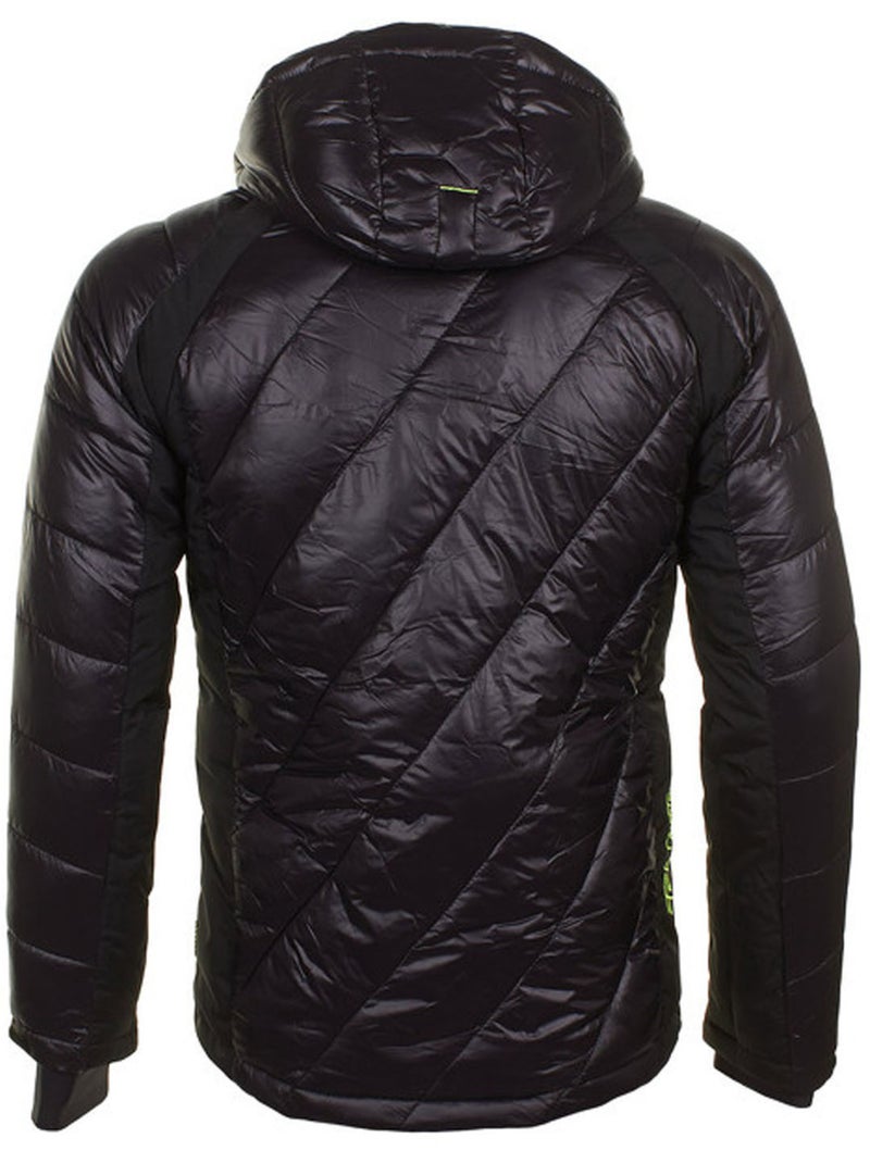Blouson de ski   CYBRID - PEAK MOUNTAIN Noir Jaune - Kiabi