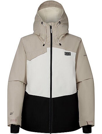 Blouson de ski décontracté et rembourré à capuche motif/style blocs de couleurs - dare 2b