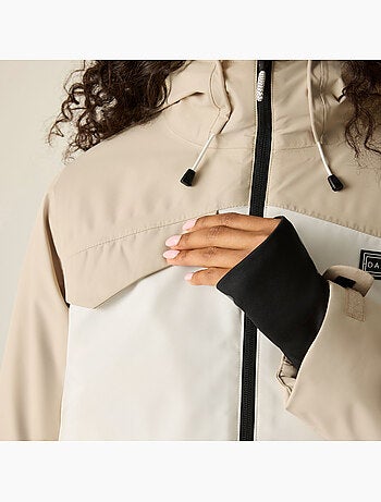 Blouson de ski décontracté et rembourré à capuche motif/style blocs de couleurs - dare 2b