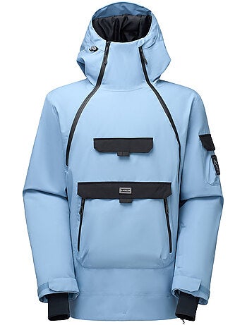Blouson de ski extensible à enfiler motif/style contrasté t-bar - dare 2b