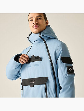 Blouson de ski extensible à enfiler motif/style contrasté t-bar - dare 2b
