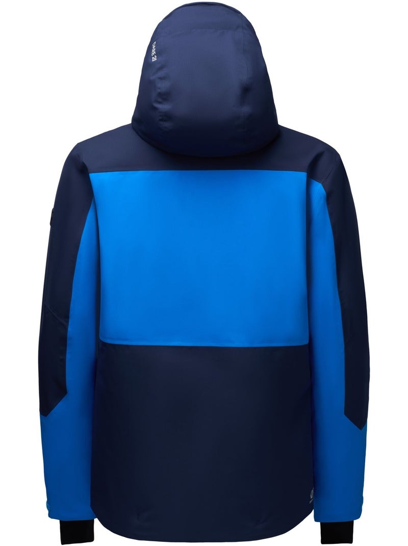Blouson de ski extensible et bicolore à capuche et ourlets ajustables eagle - dare 2b Bleu Bleu marine - Kiabi