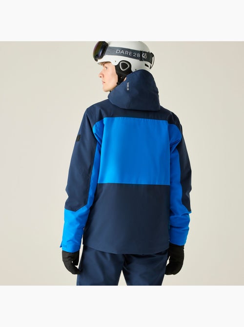 Blouson de ski extensible et bicolore à capuche et ourlets ajustables eagle - dare 2b - Kiabi