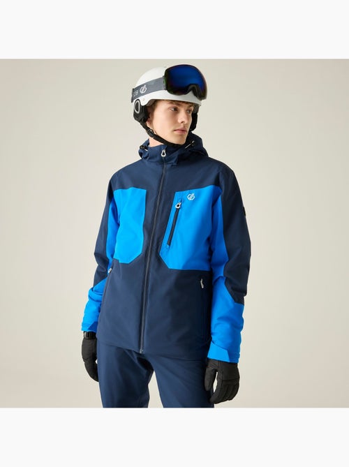 Blouson de ski extensible et bicolore à capuche et ourlets ajustables eagle - dare 2b - Kiabi