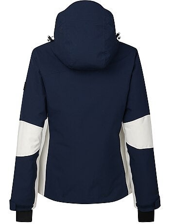 Blouson de ski extensible et bicolore à capuche et ourlets ajustables lumi - dare 2b