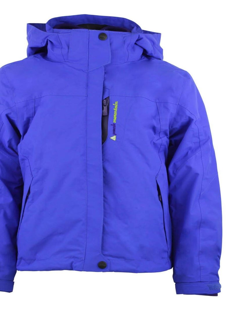 Blouson de ski fille 3 en 1 fille FACIONO - PEAK MOUNTAIN Bleu - Kiabi