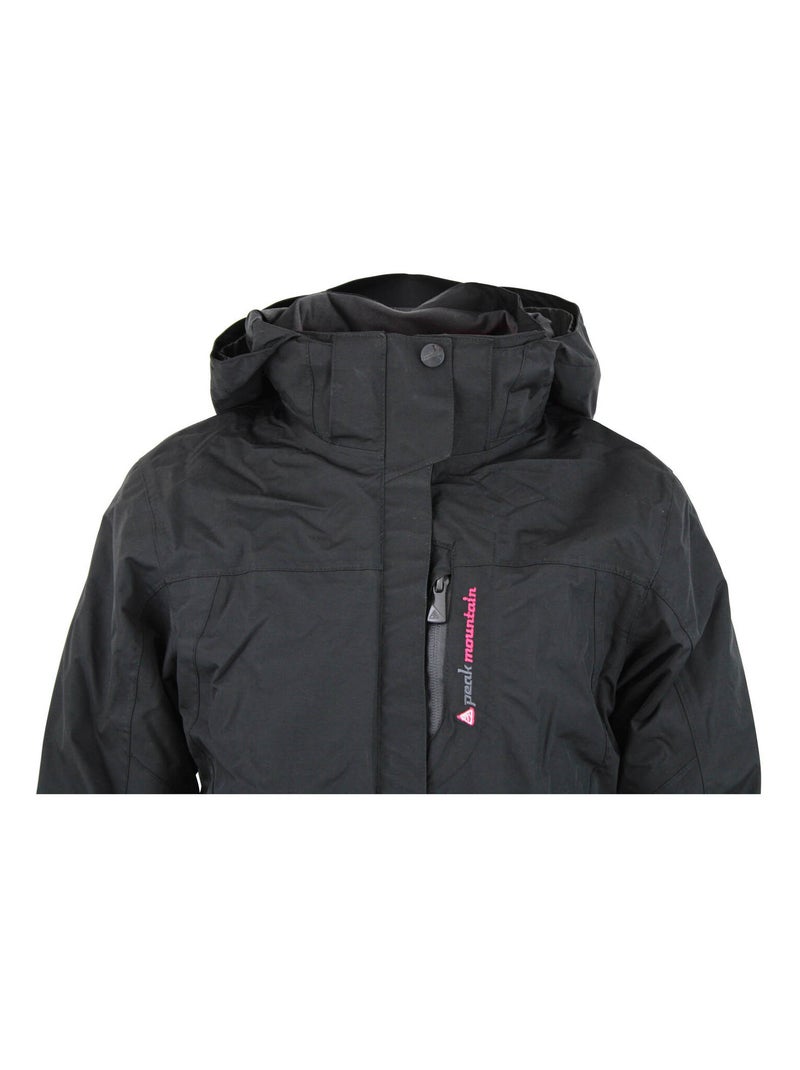Blouson de ski fille 3 en 1 fille FACIONO - PEAK MOUNTAIN Noir Noir - Kiabi